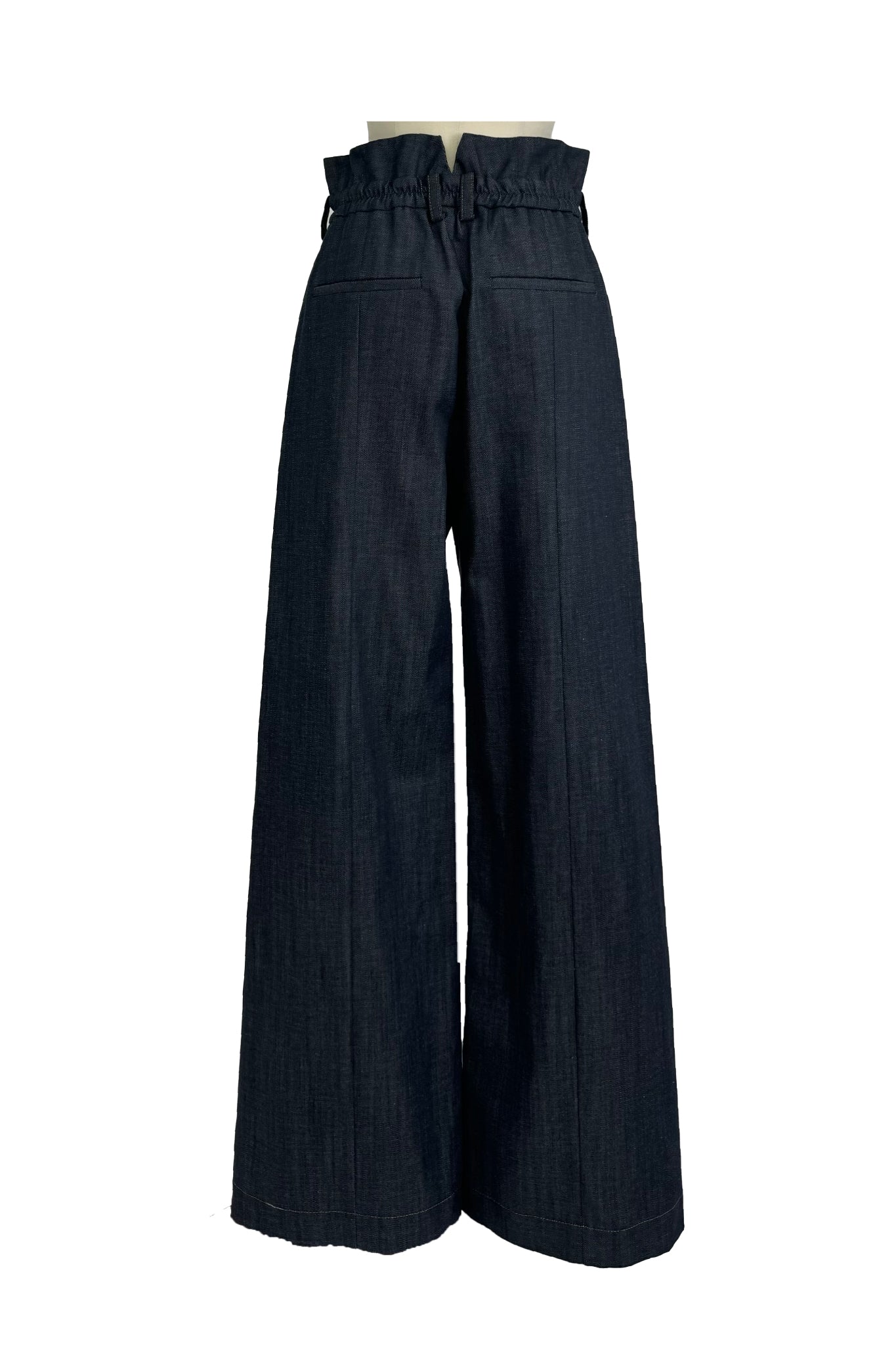 FADELESS DENIM FRONT SLIT PANTS